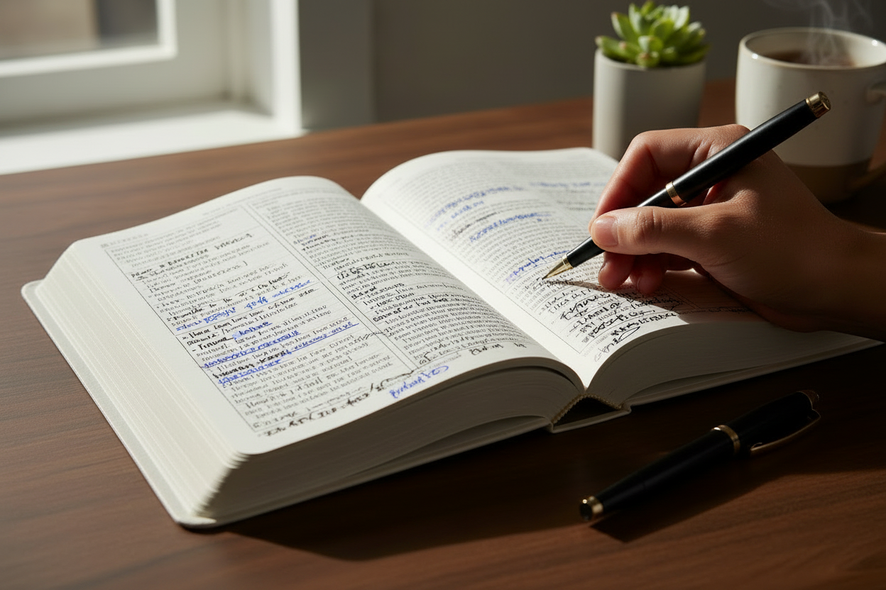 NIV Journal the Word Bible — Double-Column Leathersoft